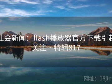 社会新闻：flash播放器官方下载引起关注 · 特辑817