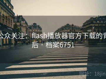公众关注：flash播放器官方下载的背后 · 档案6751