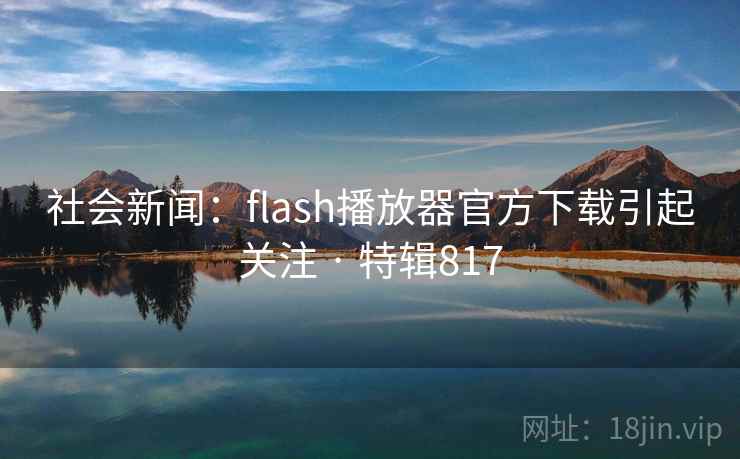 社会新闻：flash播放器官方下载引起关注 · 特辑817